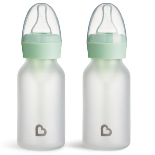 Bond™ Silicone Glass Bottle 4oz or 8oz, 2pk | Munchkin