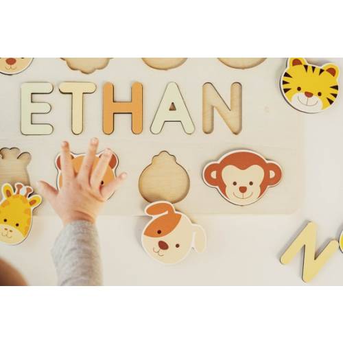 Personalized Wooden Name Puzzle Birthday Gifts for Kids - Etsy