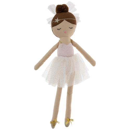Brown Hair Ballerina Doll