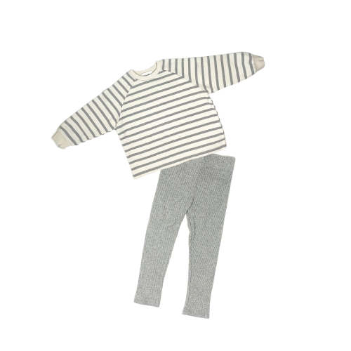 Stripe Sweatshirt & Leggings Set