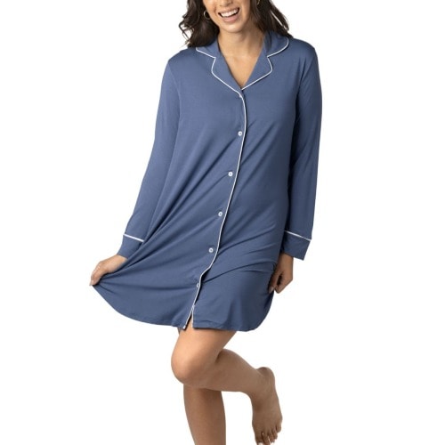 Clea Long Sleeve Sleep Shirt, Medium