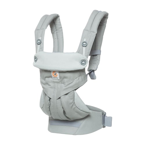 Ergobaby 360 All Positions Cotton Baby Carrier, Pearl Grey