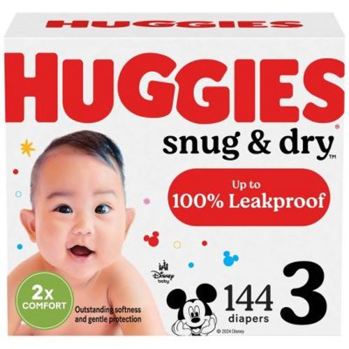 Huggies Snug & Dry Baby Disposable Diapers Huge Pack - Size 6 - 92ct