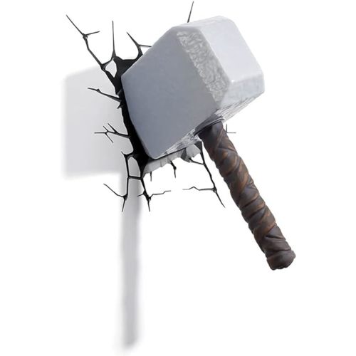 3DLightFX Marvel Avengers Thor Hammer 3D Deco Light