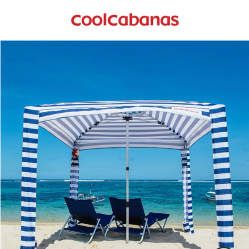 COOLCABANA 5 - Large - Navy Stripe