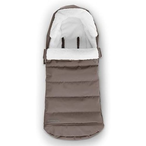 UPPAbaby CozyGanoosh Footmuff/Easily Attaches to UPPAbaby Strollers + RumbleSeat/Ultra-Plush, Weather-Proof/Theo (Dark Taupe)
