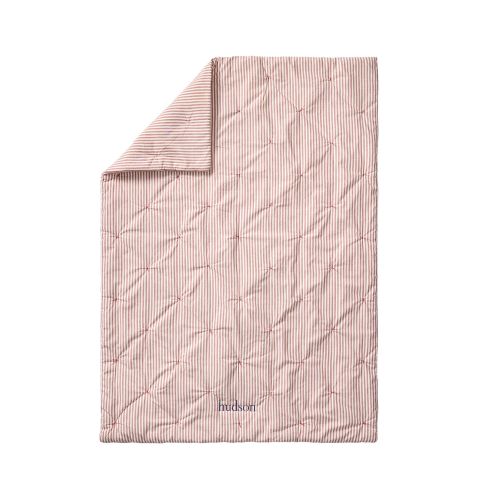 Chris Loves Julia Yarn-Dyed Stripe Baby Quilt | Pottery Barn Kids