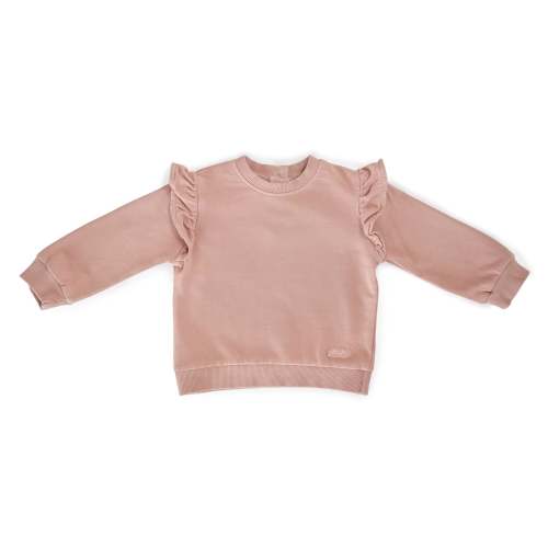 French Terry Ruffle Sweatshirt
