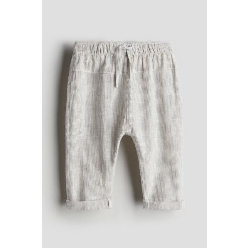 Linen-blend Pants