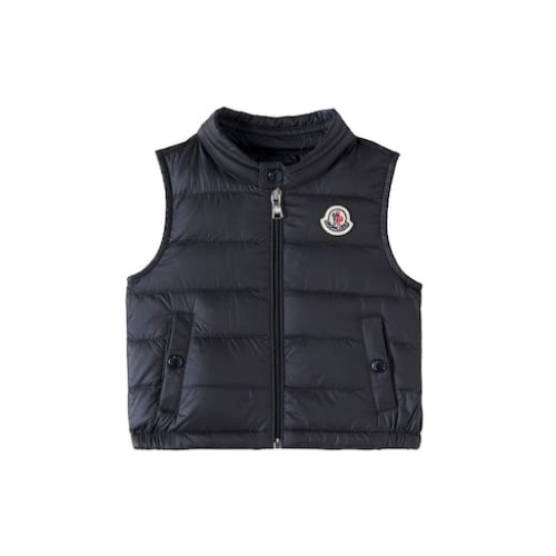 Baby New Amaury logo down vest
