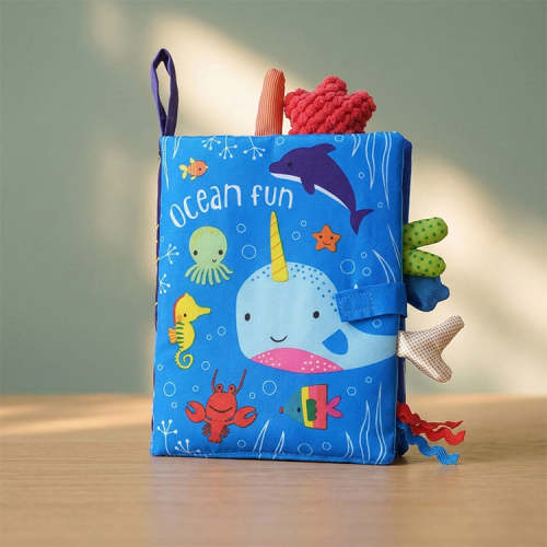 Ocean Montessori Baby Soft Sensory Book Online I Montessori Generation
