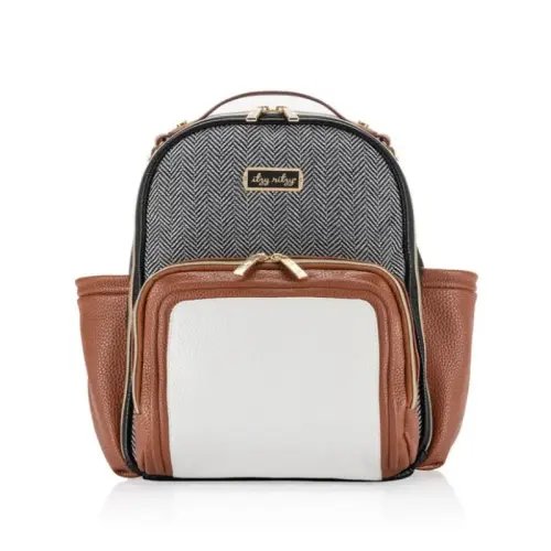 Itzy Mini Plus™ Diaper Bag - Coffee & Cream