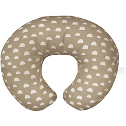 Boppy Original Support Nursing Pillow, Tan Pebbles, Ergonomic Breastfeeding, Bottle Feeding, and Bonding, Firm Hypoallergenic Fiber Fill, Removable Cover, Machine Washable