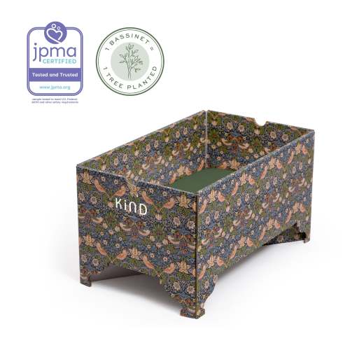 Kind Essential Bassinet - Strawberry Thief