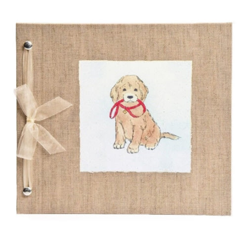 Puppy (Boy) Baby Memory Book — Hugs and Kisses XO