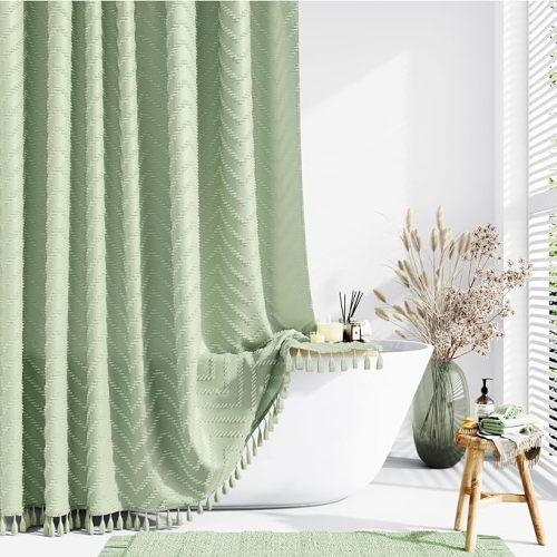Shower Curtain Sage Green 72x72