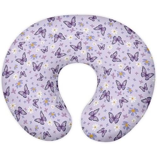 Butterfly Nursing Pillow Cover, Pillow Covers Boy Fits Newborn Great Choice for Mom Breast Friend, Breast Feeding Pillows for Mom，Boppy Nursing Pillow Cover