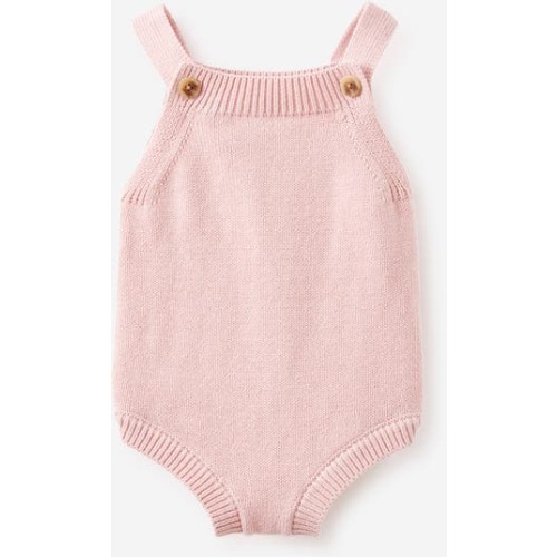 Organic Knit Bubbbysuit, 3-6M