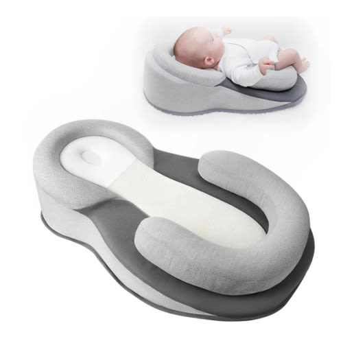 DreamNest™Anti-Reflux Elevated Baby Lounger - Babymoov