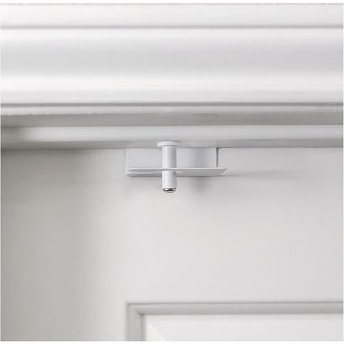2 Pack – GlideLok Child Safety Door Top Lock | for Interior & Exterior Doors | Lock & Unlock from Both Sides | Stop Kids, Pets, Dogs & Cats from Opening Doors