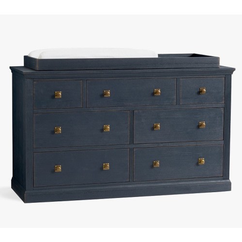 Charlie 7-Drawer Dresser & Topper Set (58w x 20d")