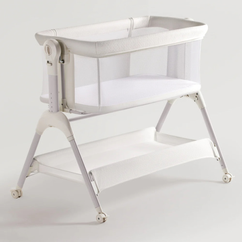 HARPPA Cuddly Sway | 3-in-1 Rocking Baby Bassinet & Bedside Sleeper with Anti-Reflux Mattress for Newborns | Attaches to Bed, Adjustable Height, Tool-Free Setup, Portable Wheels, CPSC Certified, Gentle Rocking Motion | Ideal for Infants, Safe Co-Sleeping