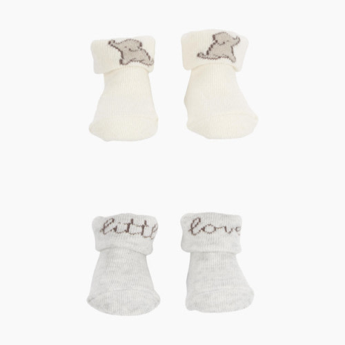 Carter's 2-Pack "Little Love" Baby Socks - Brown, Nb