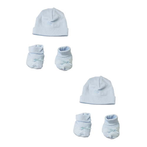 Preemie Cap and Bootie - 4 Pc Set