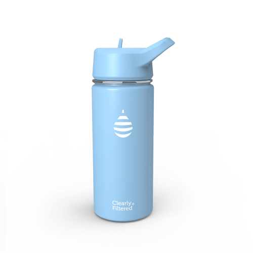 16oz Kids Insulated Stainless Steel Filtered Water Bottle