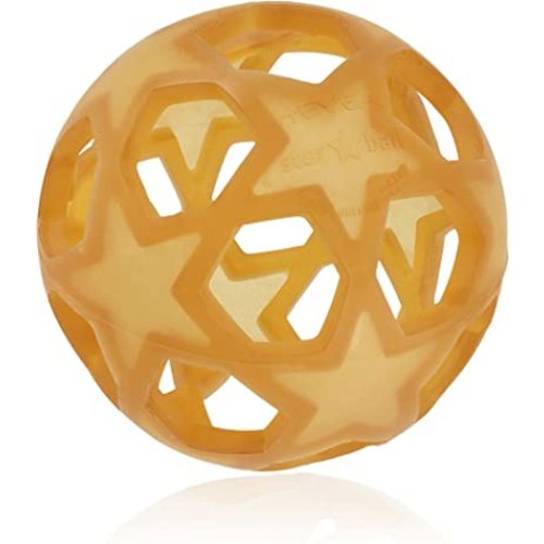 HEVEA Upcycled Star Ball Made from 100% Upcycled Natural Rubber Plant Based, Plastic-Free, Eco-Friendly, BPA-Free & FDA Approved