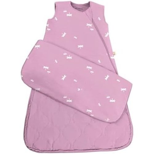GUNAMUNA günamüna Unisex Baby, Toddler Wearable Blanket, Sleeping Bag Bamboo Rayon, Sleep Sack with Diaper Zipper, 1.0 TOG