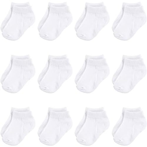Hudson Baby Baby Girls' Cotton Rich Newborn and Terry Socks