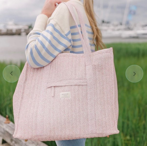 antique floral everyday tote | minnow swim