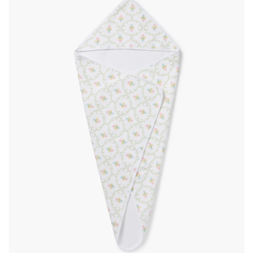 Hooded Towel - Pastel Trellis