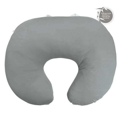 Coussin d'Allaitement Bambou - Gris Foncé