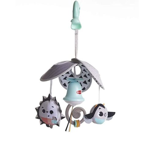 Tiny Love Pack and Go Mini Mobile, Compact On-The-Go Baby Mobile Suitable from Birth, 0 Months +, Magical Tales 3333111681 - multicoloured