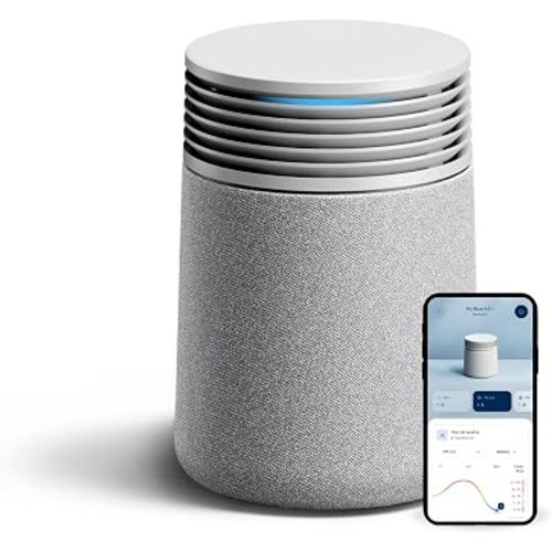 BLUEAIR Blue Signature Small Smart Air Purifier for Bedroom, Home & Office, HEPASilent Air Cleaner for Pets, Allergies, Dust & Smoke, Cleans 1,190 Sq Ft Per Hour, Quiet HEPA Air Purifier, App Control