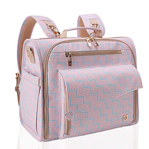 ALLCAMP Diaper Bag Large, Support Baby Stroller, Converted Into a Tote Bag
