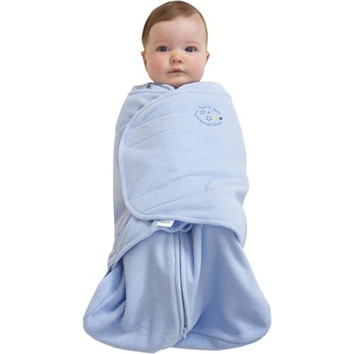 HALO 2154 SleepSack Micro-Fleece Swaddle Small Light Blue