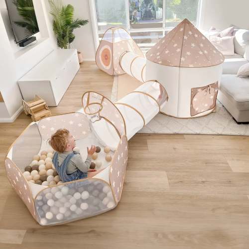 Tiny Land® Discovery 5-in-1 Play Tunnel With no Balls | Tiny Land Official Store® | All for Kids