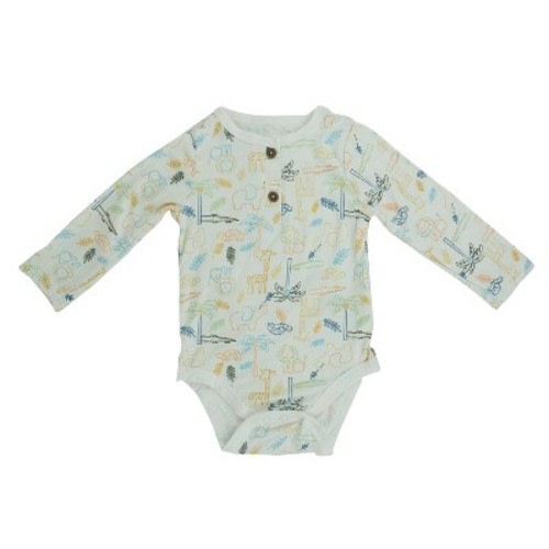 Milkberry Soft Rayon of Bamboo Jogger, Gifts for Baby Shower Baby Boys Animals White Size 0-3 Months