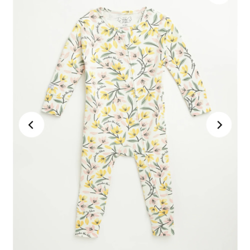 Consider the Lilies Footless Onesie Cotton – Holy Pals