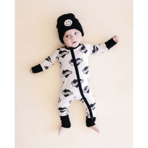 Bamboo Zip Romper | Mom Tattoo – Ledger Nash