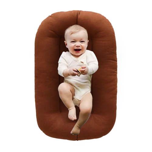 Baby Lounger Pillow for Infants Babies 0 12 Months Lounger for Baby Soft Cotton Breathable Infant Floor Seats & Loungers for Newborn Gifts