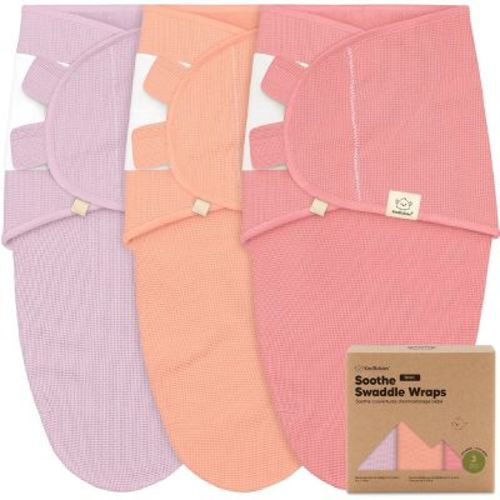 3pk Soothe Wren Swaddle Sleep Sacks, Organic Newborn Swaddles Wrap 0-3 Months, Soft Baby Wearable Blanket