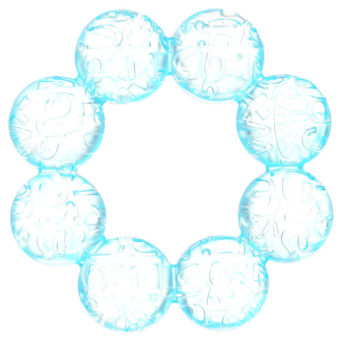 Infantino Soothing Soft Circular Water Teether, Blue