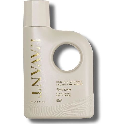 L'AVANT Collective Luxury Laundry Detergent | Fresh Linen | Natural Non-Toxic Liquid Laundry Soap with Enzymes | Plant-Based, HE Compatible, Protects Colors | 32 oz