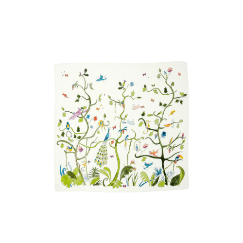 Tropical Chinoiserie Shawl Blanket | Over The Moon