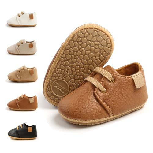 Meckior Baby Booties Newborn Infant Unisex Baby Girls Boys Velvet Rubber Anit-Slip Sole Shoes Toddler Fleece Cozy Winter Warm Prewalker Boots