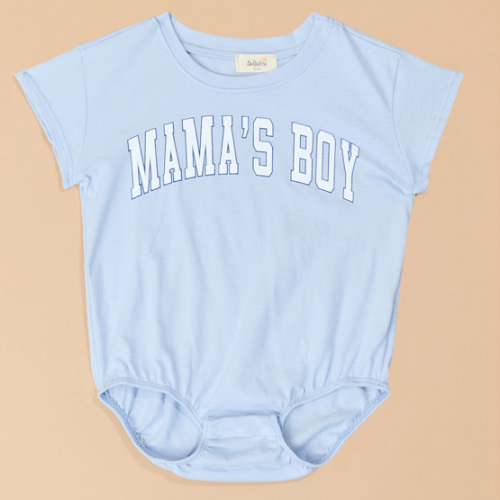 Mamas Boy Tee Bubble in Blue | Tullabee